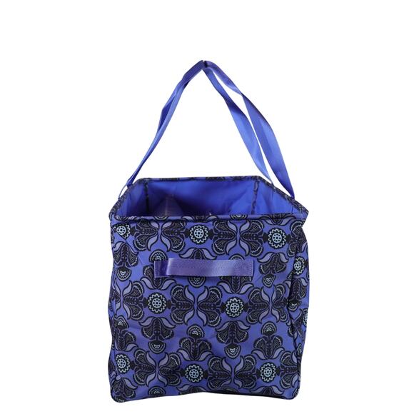 Vera Bradley Large Collapsible Car Storage Tote - Baja Blue Tile - NWT - Picture 3 of 6